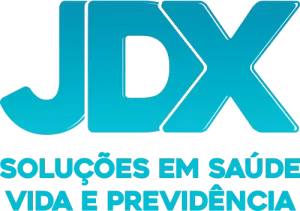 JDX Vida e Saúde Logotipo Completo